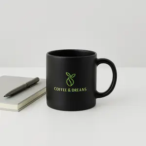 Ceramic Coffee Cup - Black